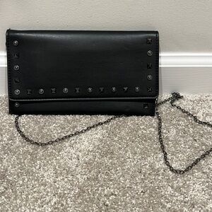 Black Studded Crossbody